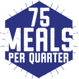75 Meals Per Quarter